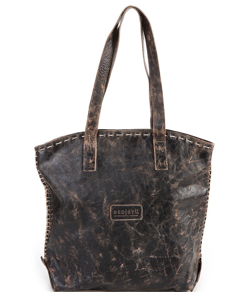 Bed Stu Skye II Distressed Leather Tote Bag
