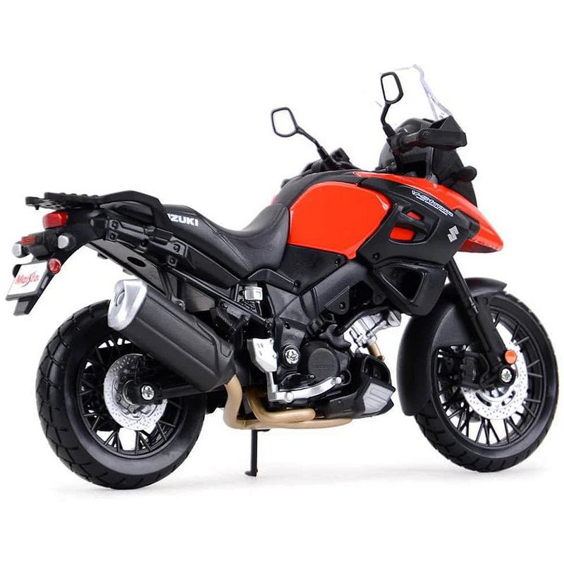 Suzuki V-Strom Red and Black 1/12 Diecast Motorcycle Model by Maisto