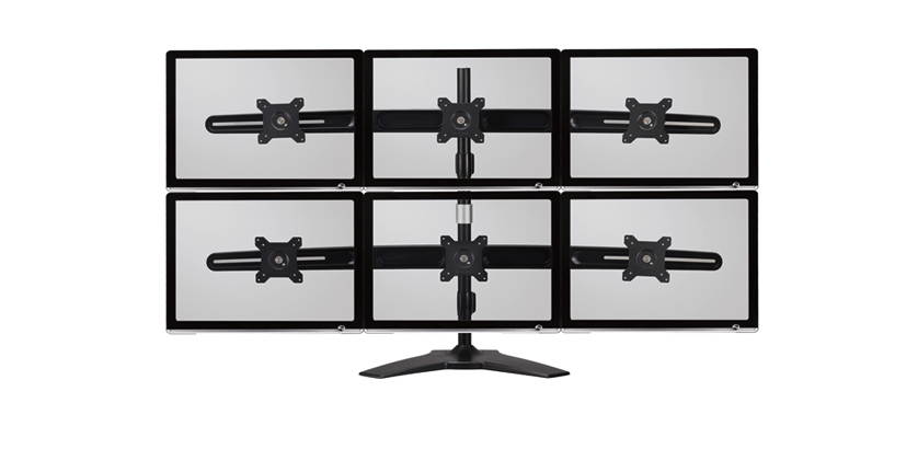 AMER NETWORKS AMR6S HEX MONITOR STAND BASE MOUNT