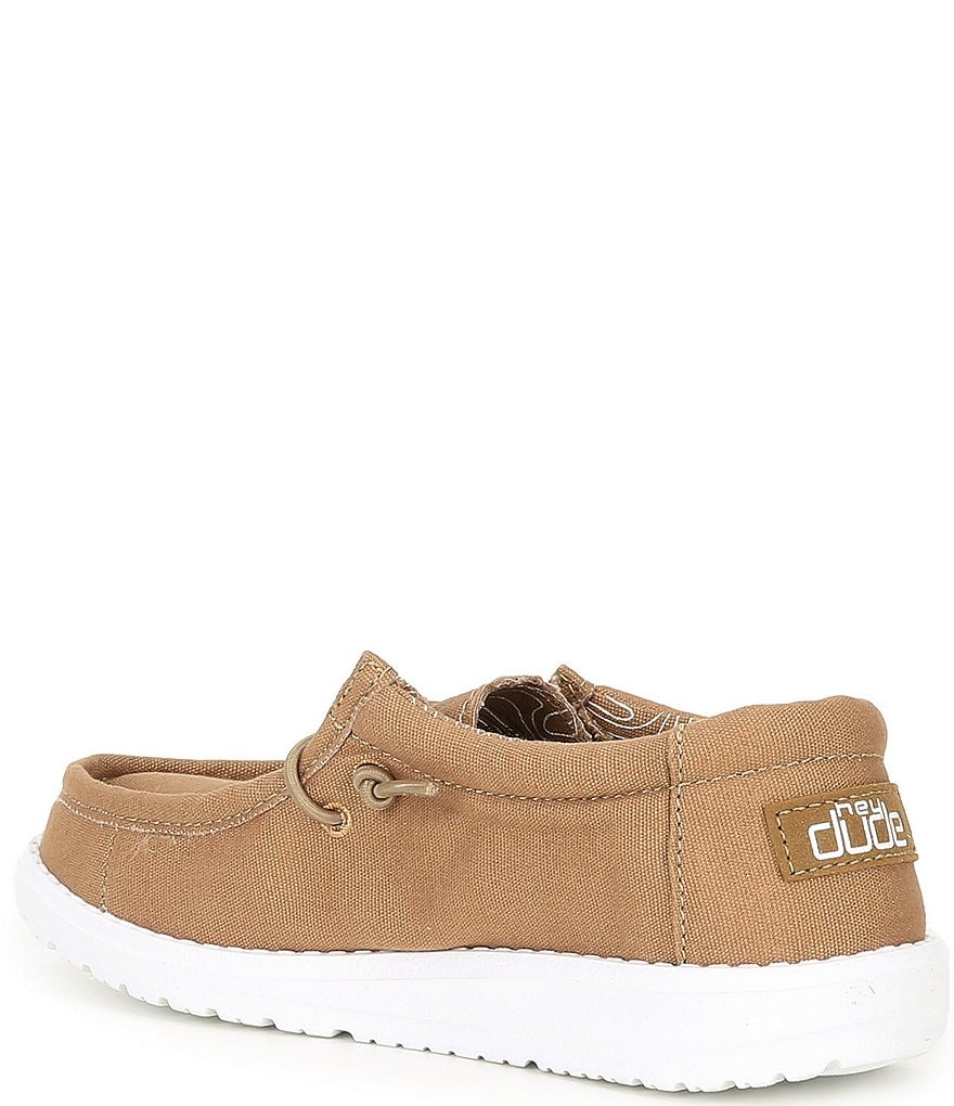 Hey Dude Boys' Wally Canvas Washable Slip-On Sneaker (Youth)