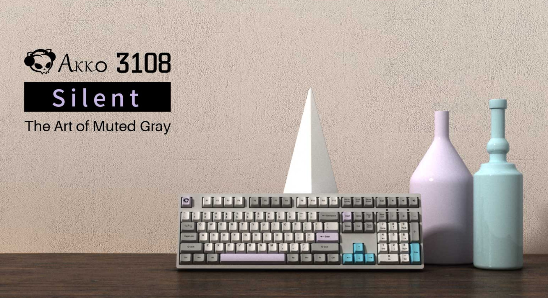 Akko 3108V2 Sailor Moon Gaming Mechanical Keyboard Pink Switch Double Shot Dye Sub PBT Keycaps NKRO Detachable USB Type-C Pink Cat Paw