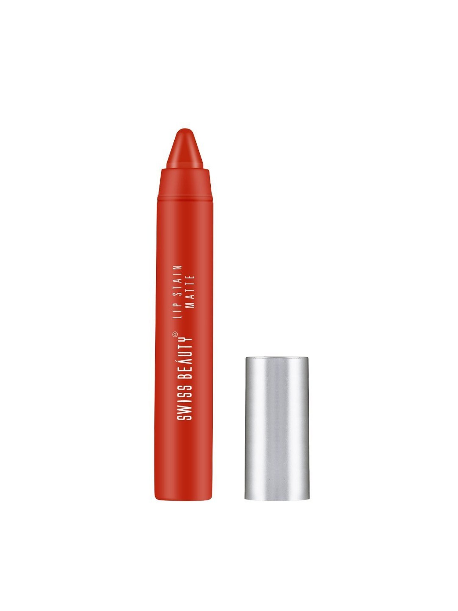 SWISS BEAUTY Lip Stain Matte Lipstick Hot Red - 3.4 gm