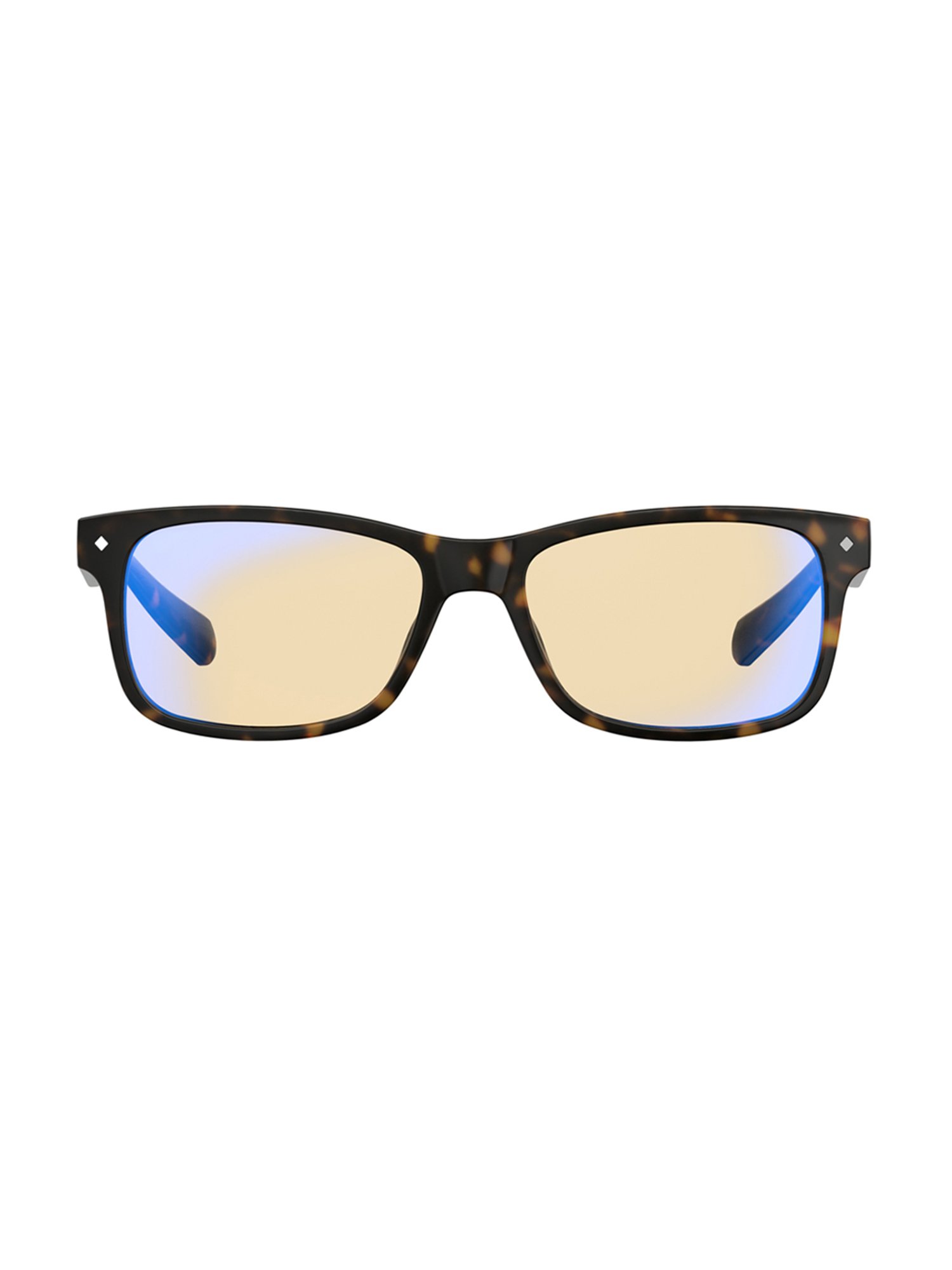 Polaroid Havana Rectangular Unisex Reading Glasses Power: +1.00