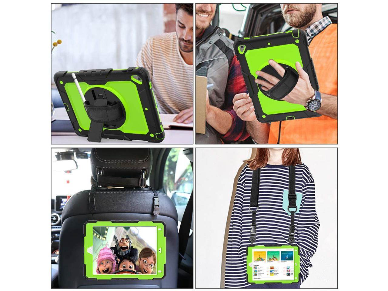 iPad 9.7 2018 2017 Case iPad Air 2 Case iPad Pro 9.7 Case Heavy Duty Rugged Shockproof Protective Hard Case Cover For for Apple iPad 6th / 5th Generation / iPad Air 2 / iPad Pro 9.7 inch