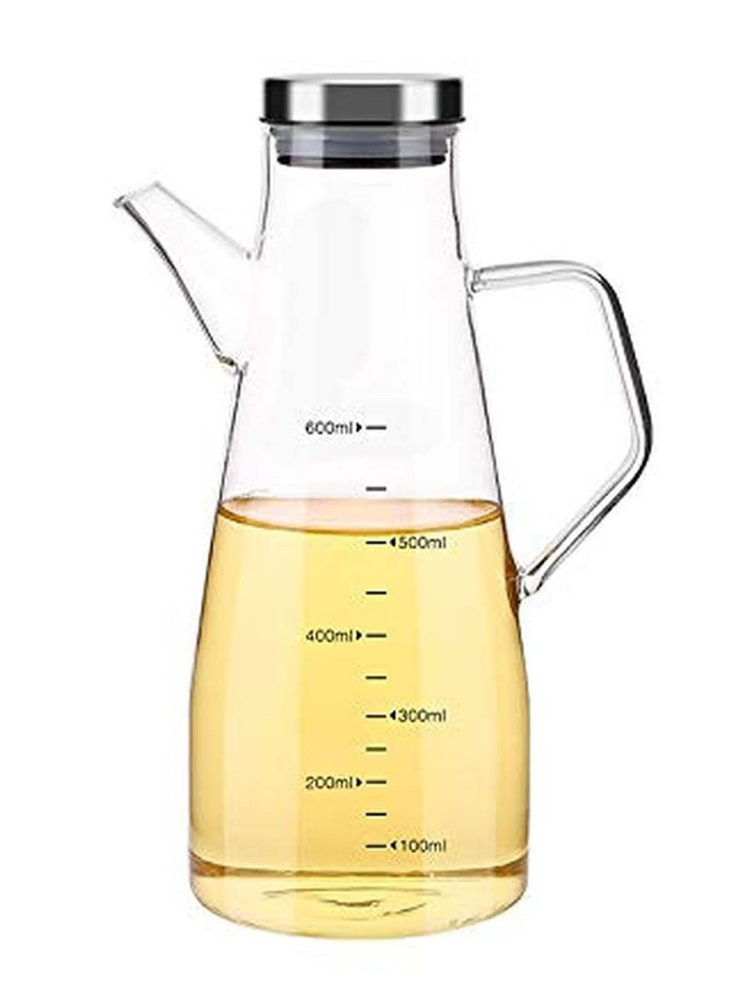 COLE & MASON White & Beige Ceramic Pourer - Set of 1