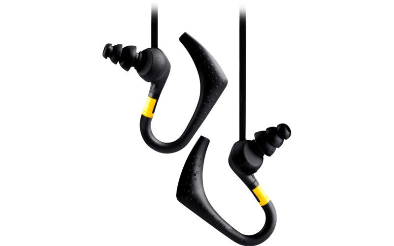 Veho ZS2 Water Resistant Sports Earphones - Stereo - Black, Yellow - Mini-phone - Wired - 16 Ohm - 20 Hz 20 kHz - Earbud, Over-the-ear - Binaural