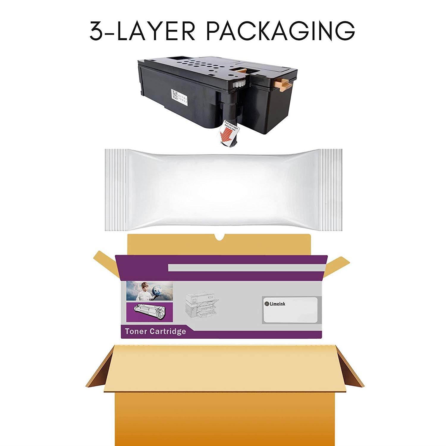 Limeink 4 Pack Compatible High Yield Laser Toner Cartridges Replacement for C1660 4G9HP (1 Black, 1 Cyan, 1 Magenta, 1 Yellow) Compatible with C1660, C1660W, C1660cnw, 1660, 1660W, 1660cnw Printers