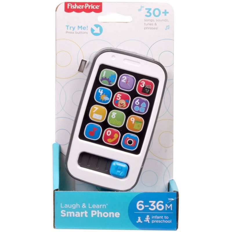 Fisher-Price Laugh and Learn Smart Phone - Gray