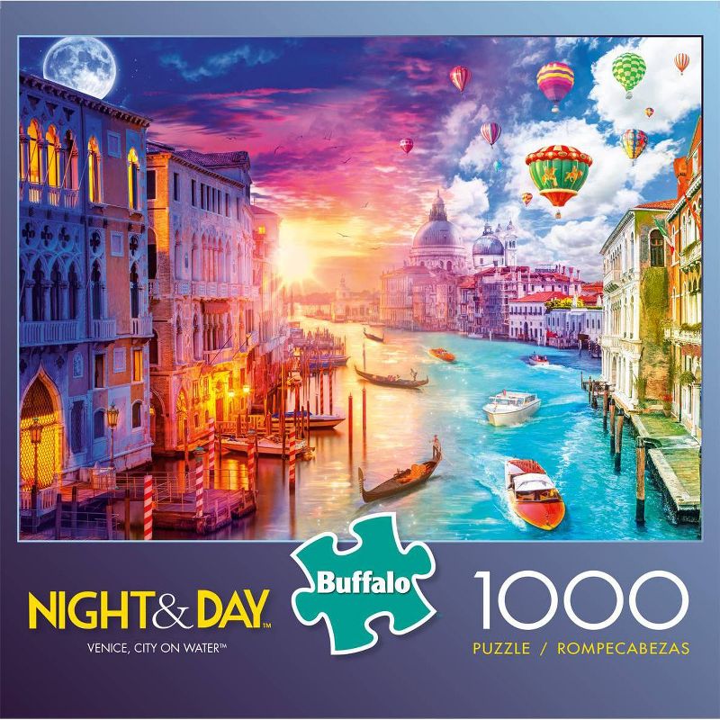 Buffalo Games Night And Day: Venice, City on the Water Puzzle 1000pc