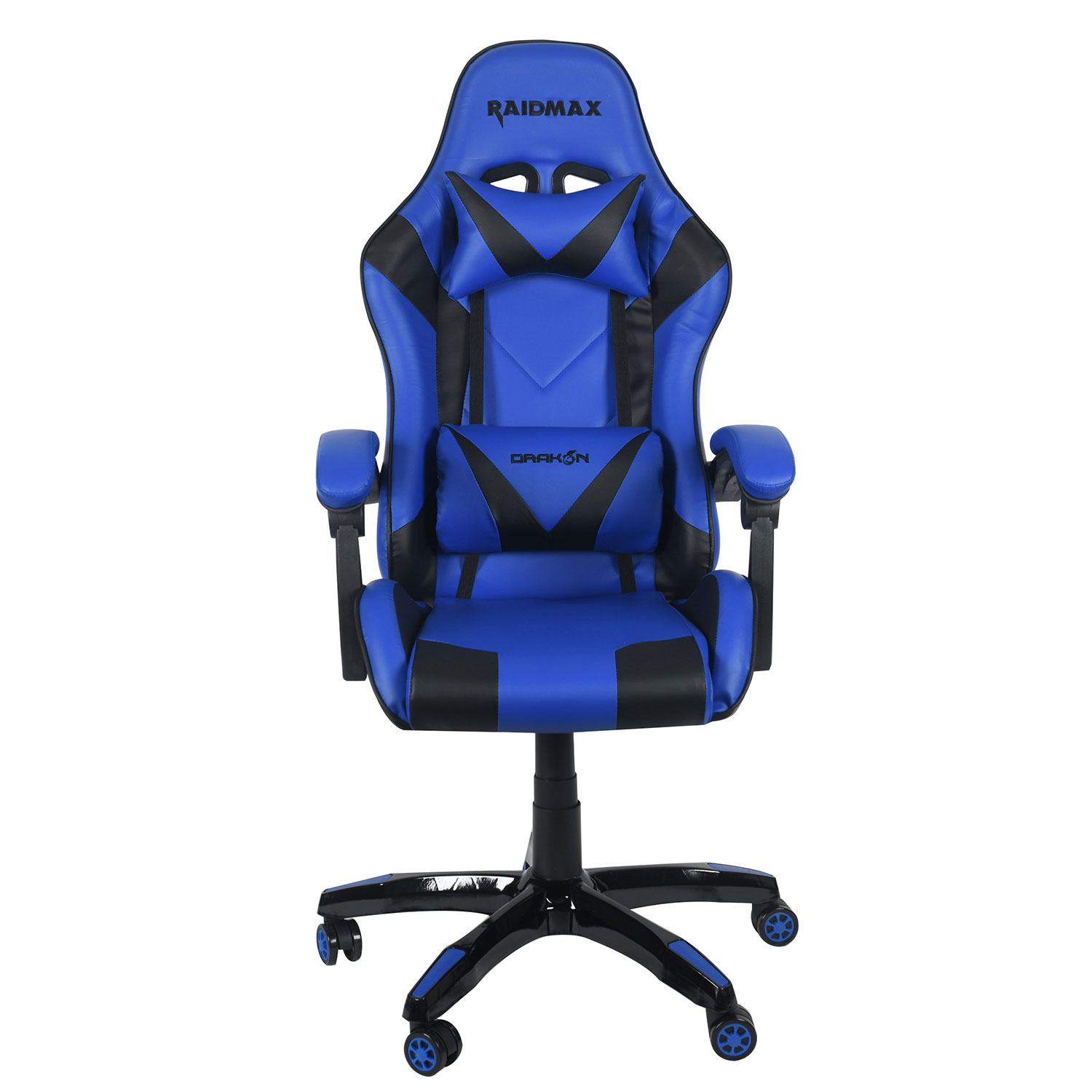 Drakon Gaming Chair Ergonomic Racing Style Pu Leather Bucket Seat, Headrest and Lumber Support