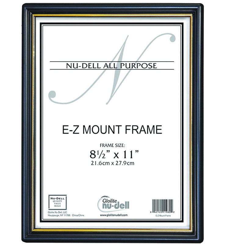 NuDell NuEZ Mount Plastic Certificate Frame (10960) 709964
