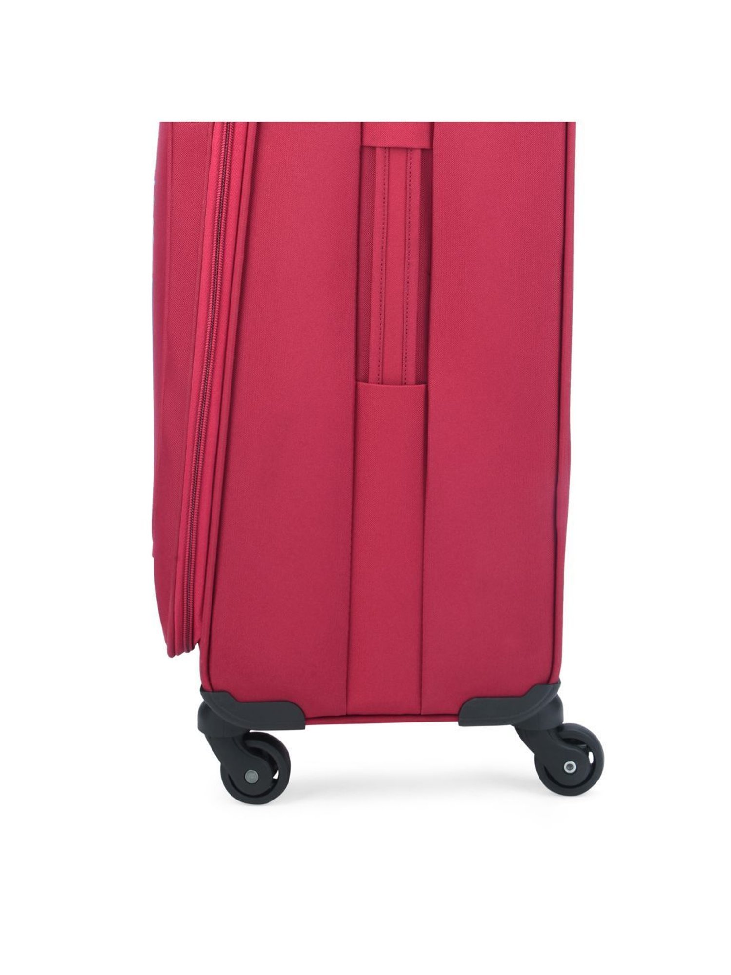 Aristocrat Dasher Red Solid Soft Medium Trolley Bag - 28 cm