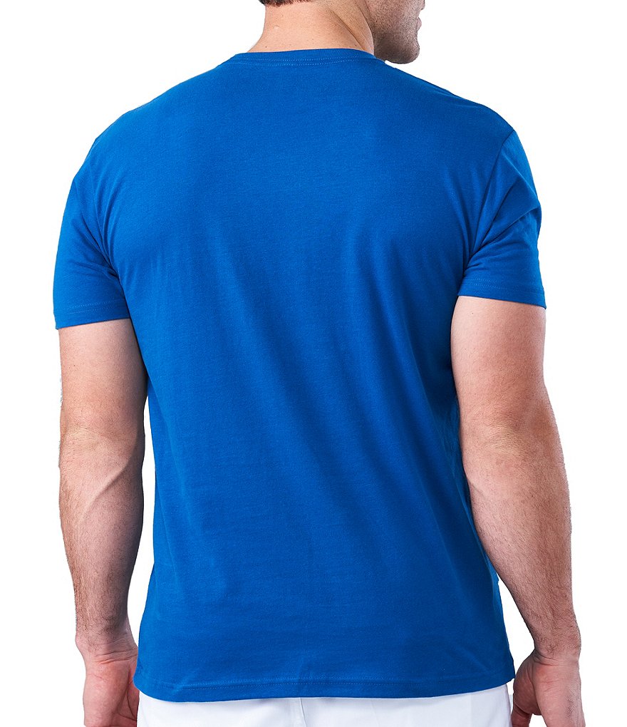 Short Sleeve Camper Print Sportshirt