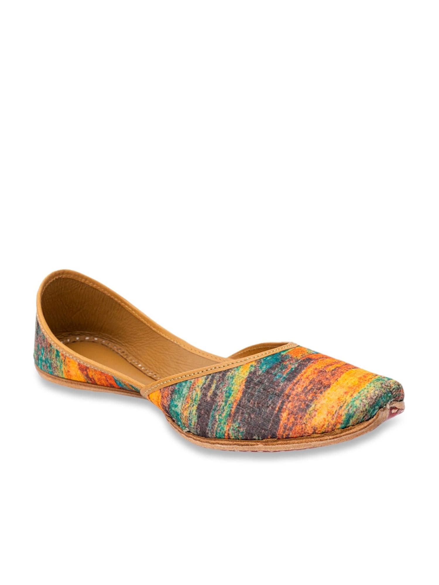 NR by Nidhi Rathi Women's Multicolor Ethnic Juttis