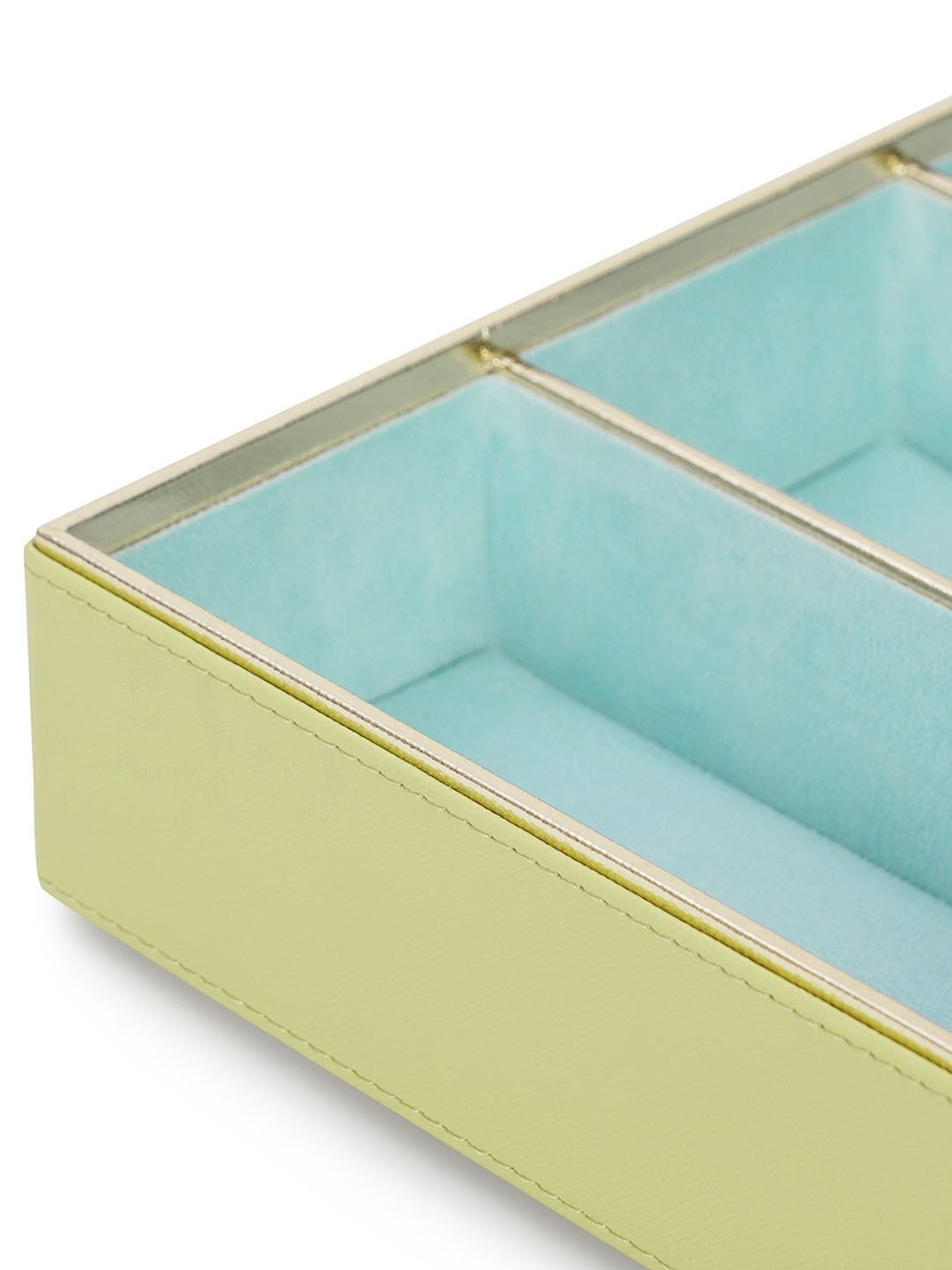 Pure Home and Living Green Faux Leather Organisers