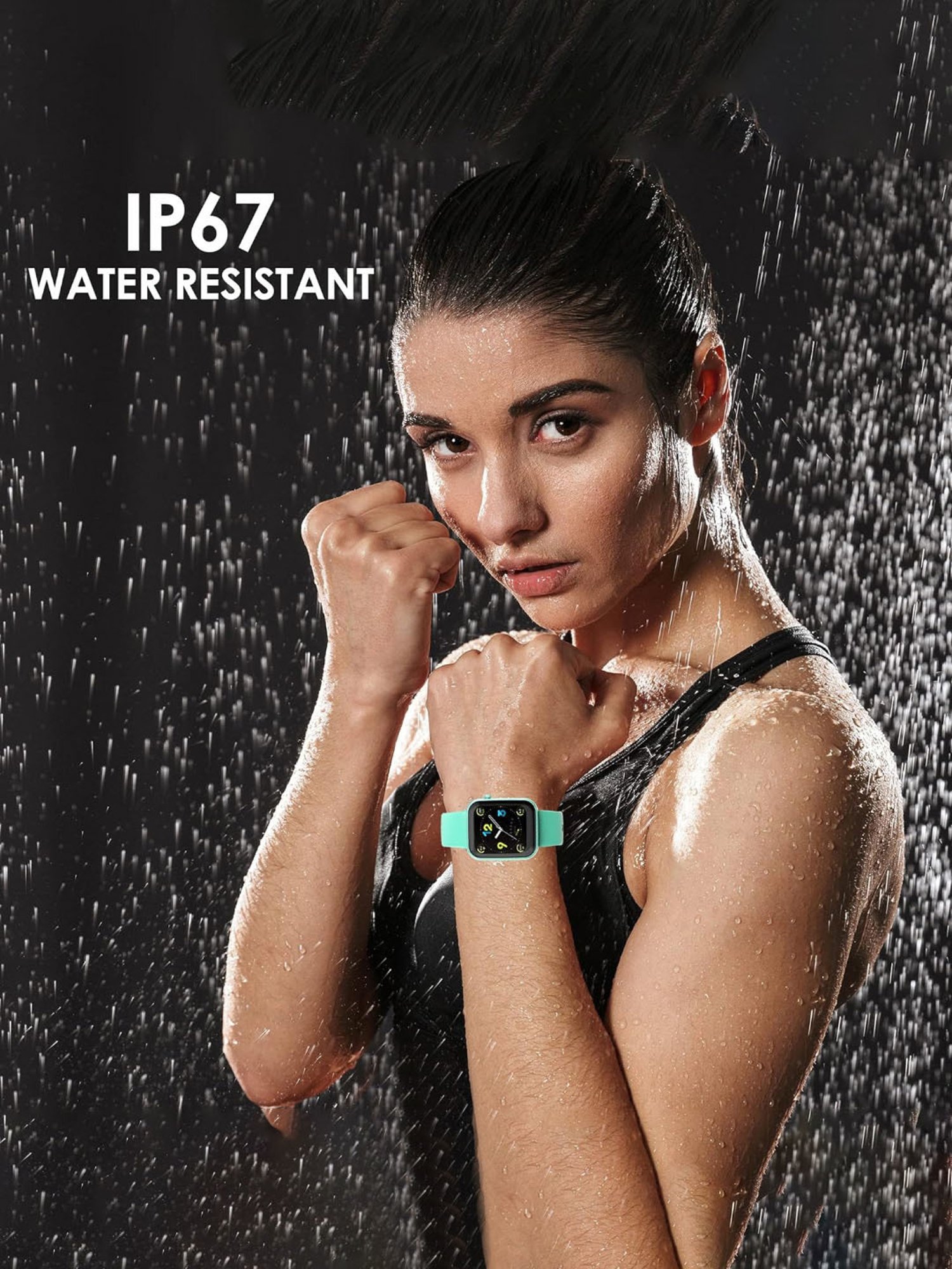 Probus P15 Full Touch Screen Smartwatch (Green)