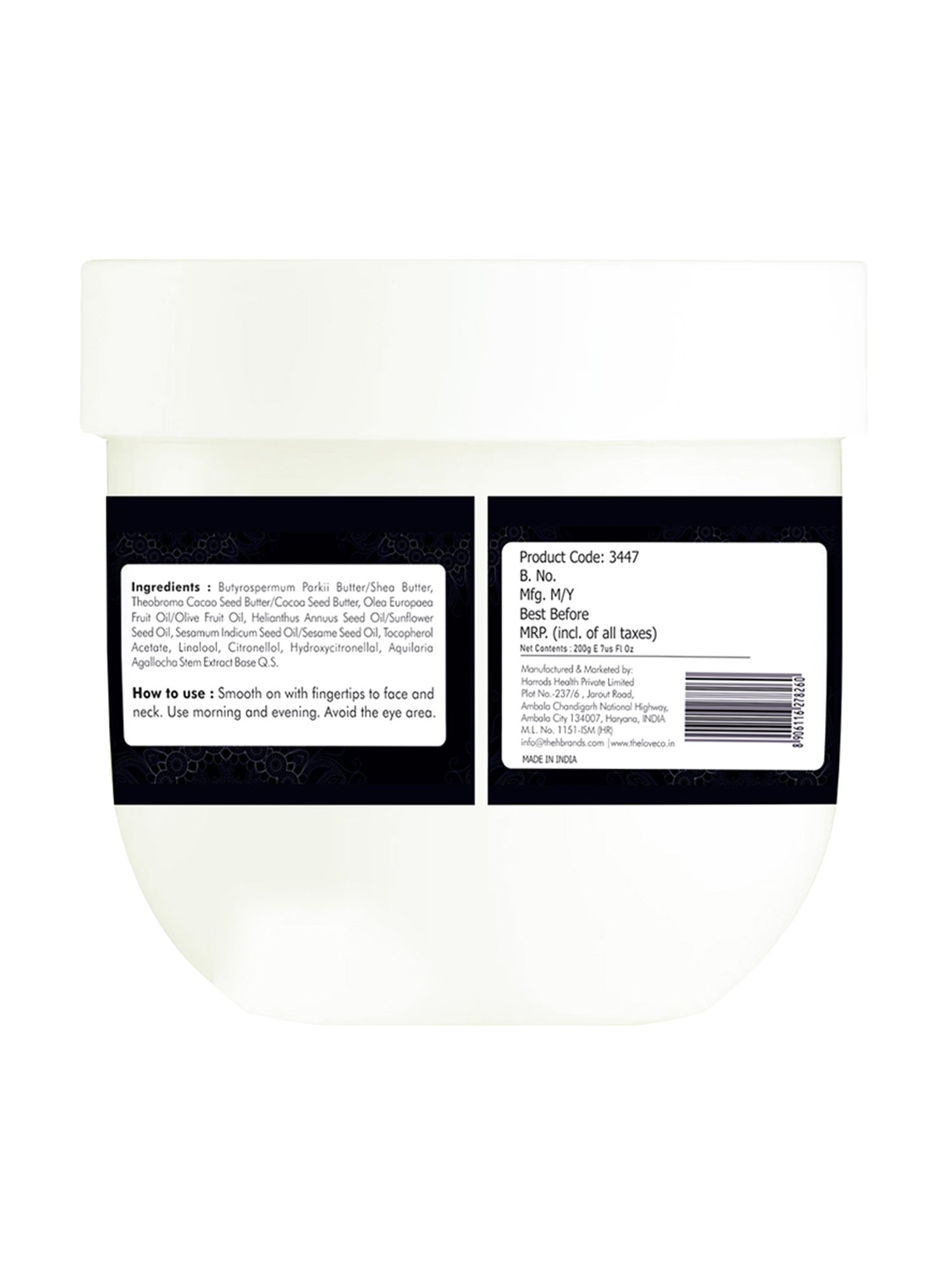 The Love Co. Oud Accord Body Yogurt - 200 gm