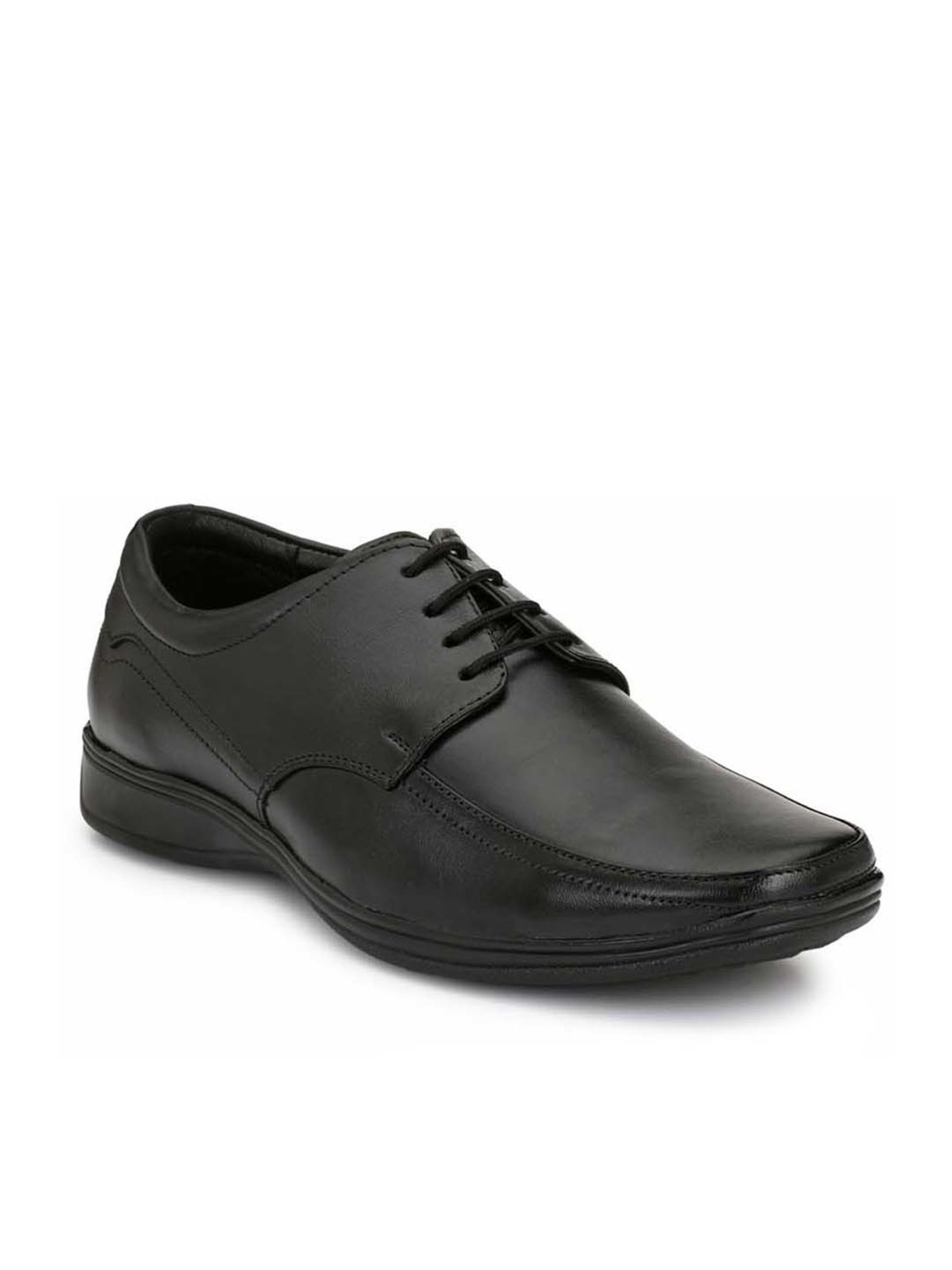Eego Italy Men's Black Derby Shoes