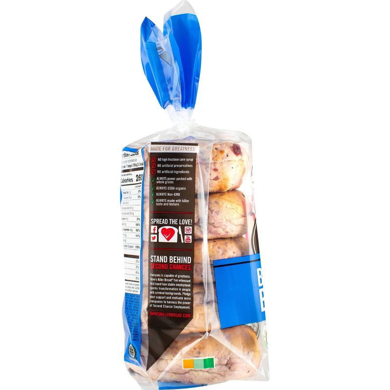 Dave's Killer Bread Organic Boomin Berry Bagels - 16.75oz/5ct