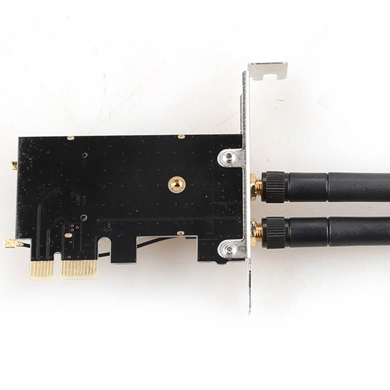 PCI-E X1 to M.2 NGFF E-Key WiFi Wireless Network Adapter Converter Card with Bluetooth for Desktop PC