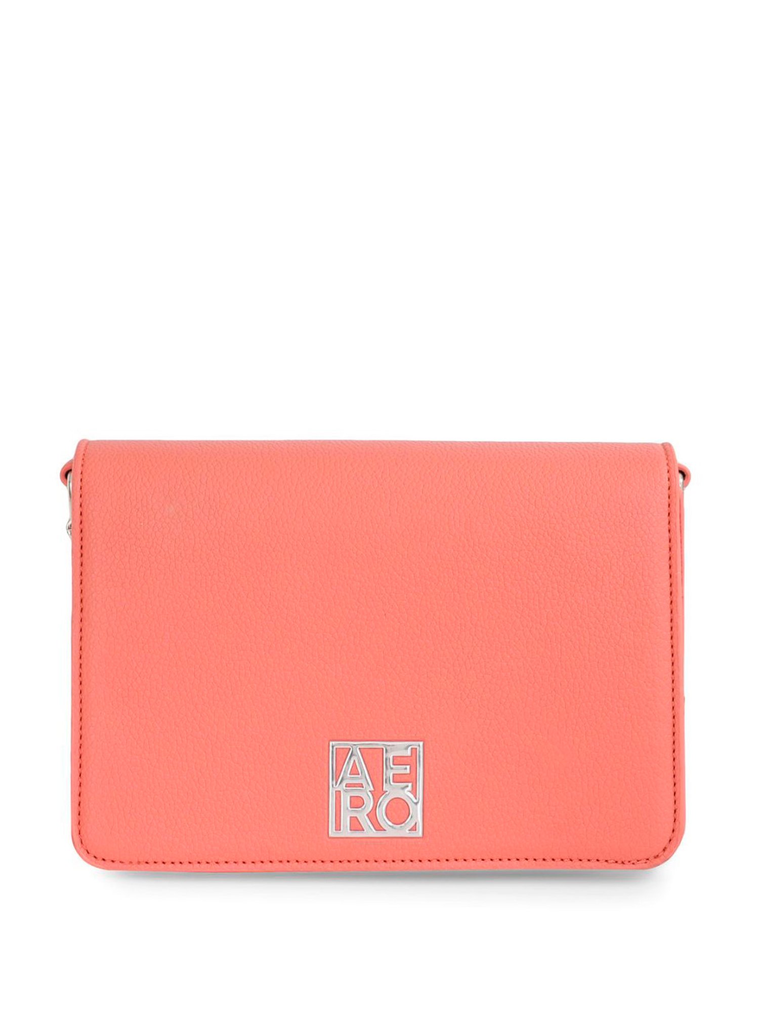 Aeropostale Harlow Pink PU Textured Sling Handbag