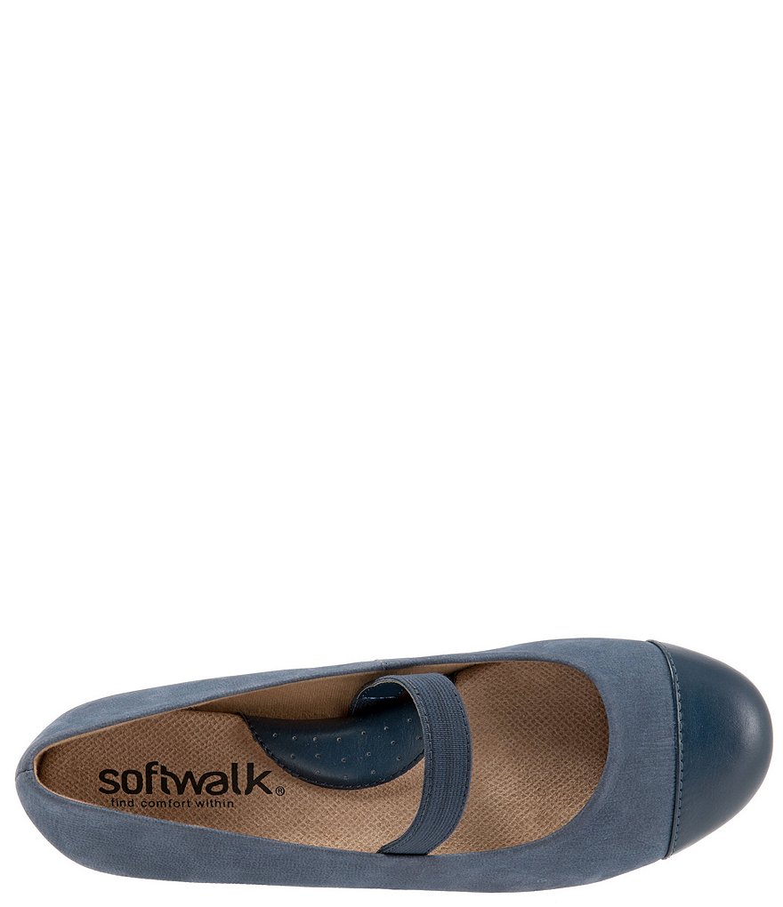 SoftWalk Napa MJ Cap Toe Mary Jane Slip-Ons