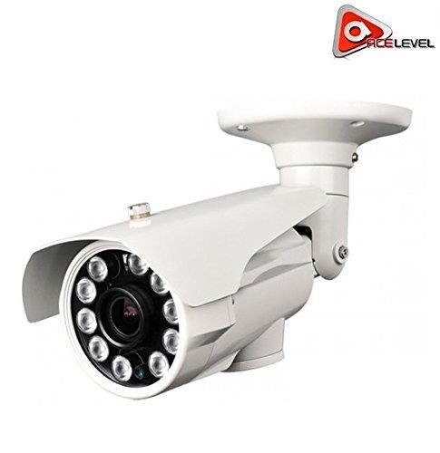 Acelevel 2.4MP HD TVI Bullet Camera with 2.8mm Vari-Focal Lens and 10 Super IR LEDs (White Color)