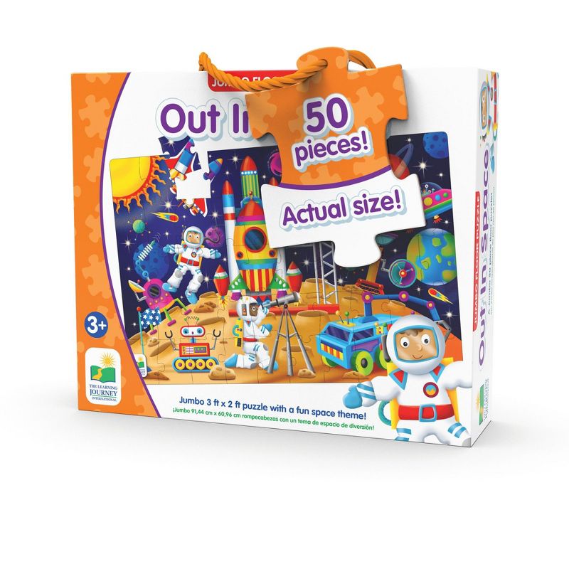 The Learning Journey Jumbo Floor Puzzles  Out In Space 50 pieces