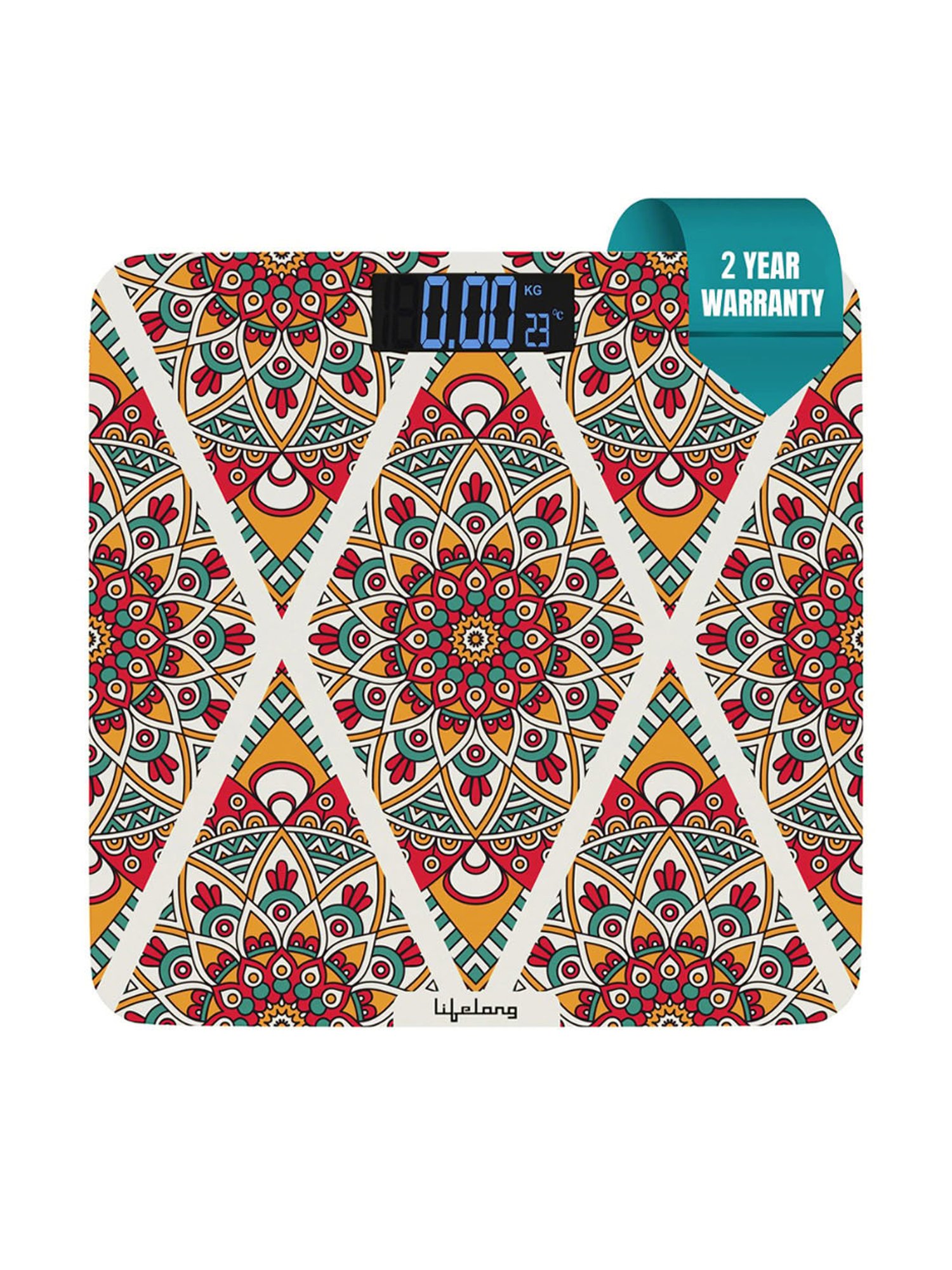 Lifelong LLWS54 Digital Weight Machine for Body Weight with LCD Display (Multicolor)