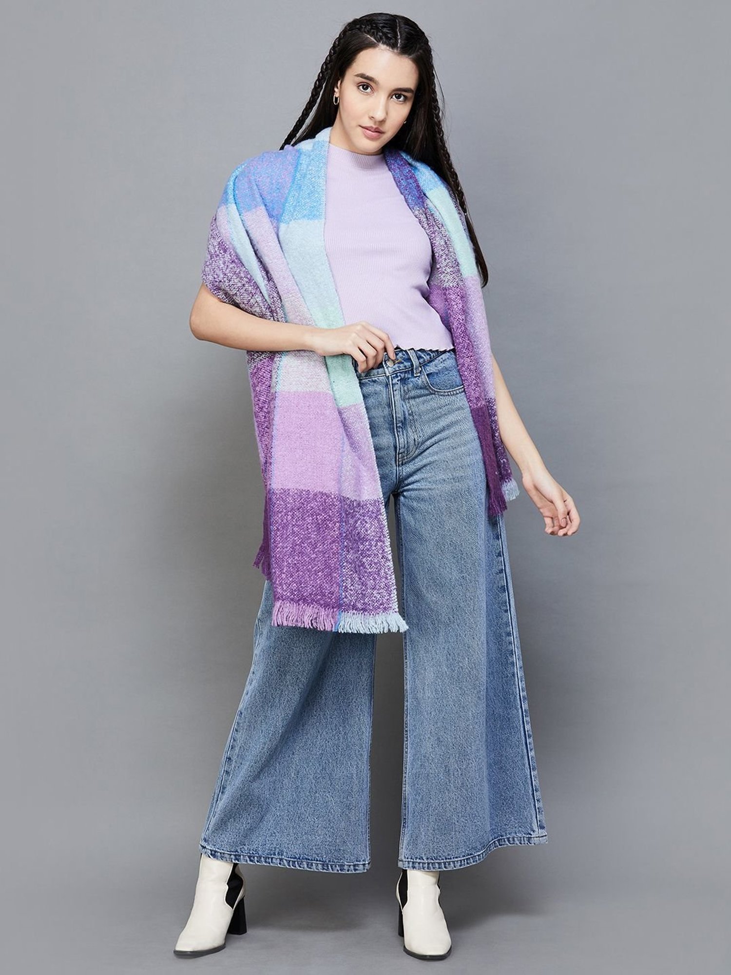 Stylum Red Plain Dupatta