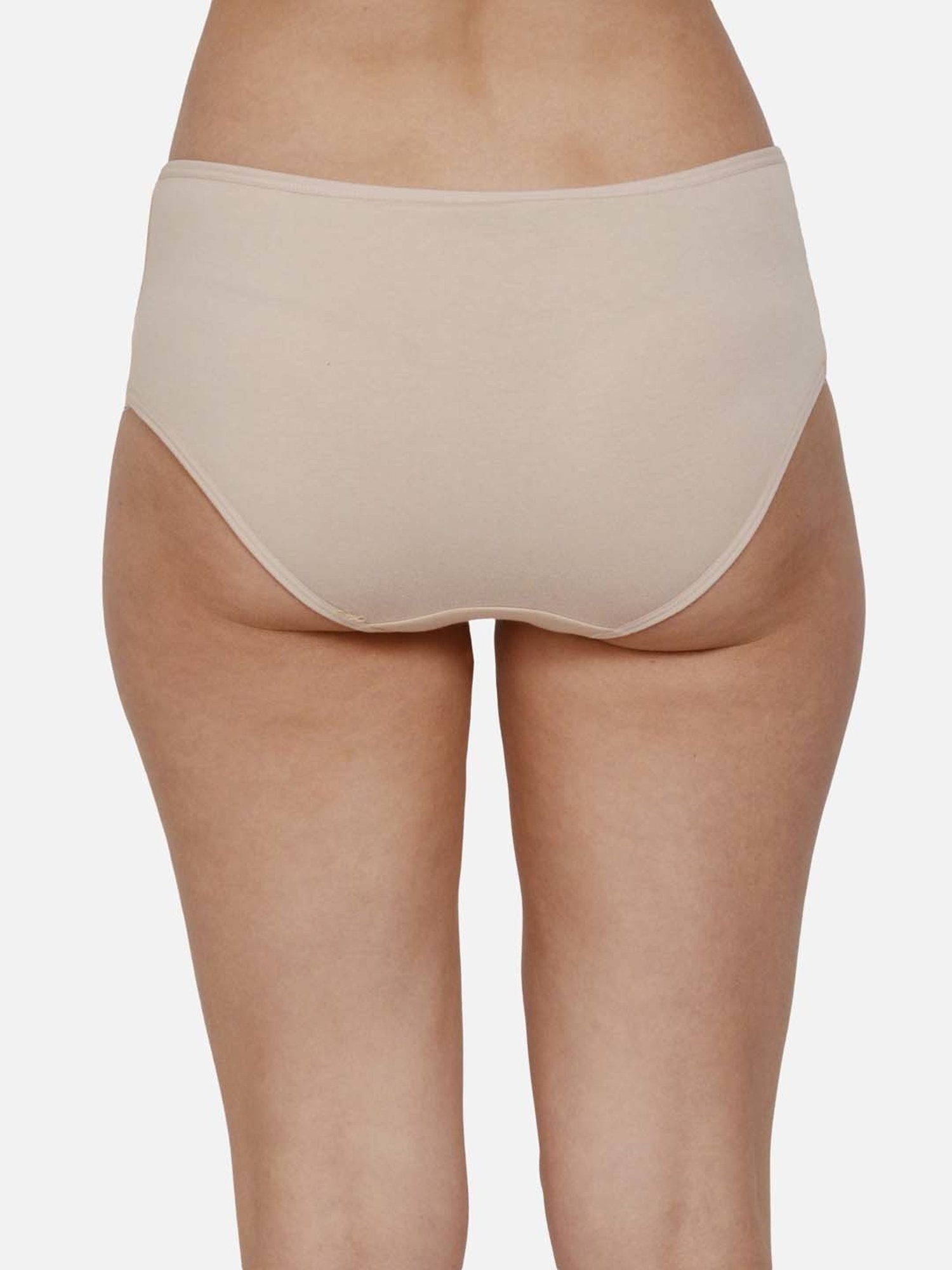 mod & shy Beige Cotton Hipster Panty