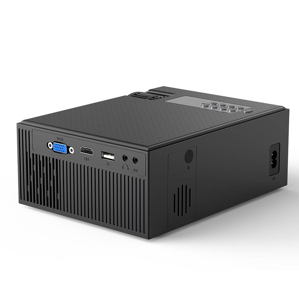 Blitzwolf&reg; BW-VP1 LCD Projector 2800 Lumens Support 1080P Input Multiple Ports Portable Smart Home Theater Projector With Remote Control UK Plug