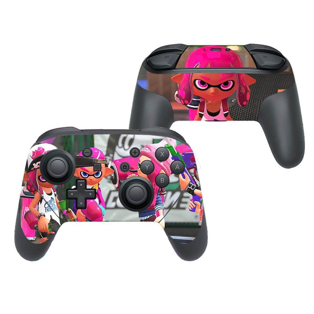 Splatoon Protector Cover Decal Skin Sticker for Nintendo Switch Pro Controller Gamepad Joypad Nintend Switch Pro Skins Stickers