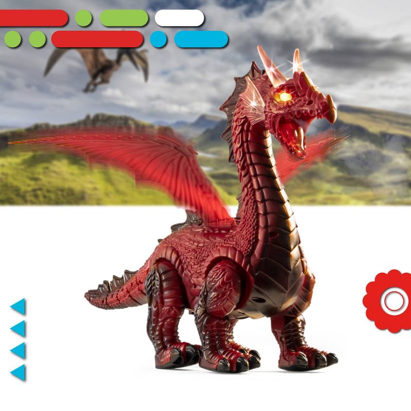 Discovery Kids Remote Control  Dragon - Smoke Red