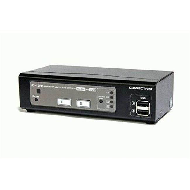 ConnectPro UD-12AP-KIT-06 High Definition Video USB Audio DVI KVM with DDM & Multi Hotkey