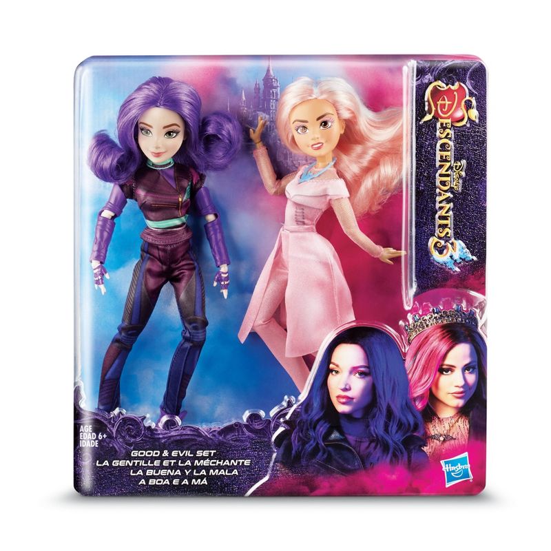 Disney Descendants Good and Evil Set Mal and Audrey Dolls, Inspired by Disney's Descendants 3