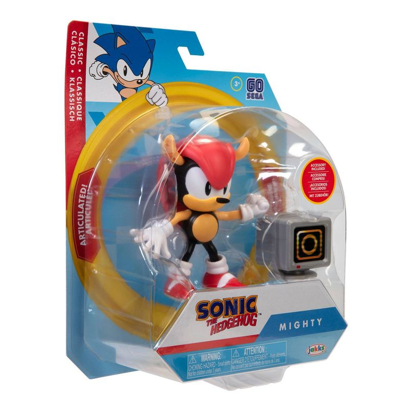 Classic Mighty Sonic the Hedgehog with 1 up Monitor