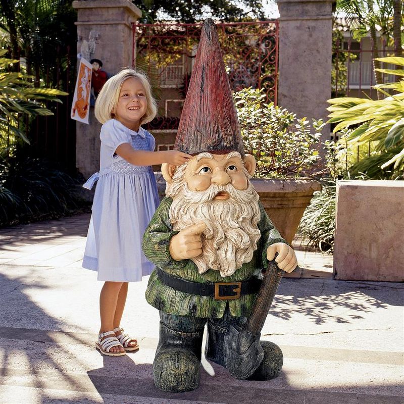 Design Toscano Gottfried, The Gigantic Garden Gnome Statue - Multicolored