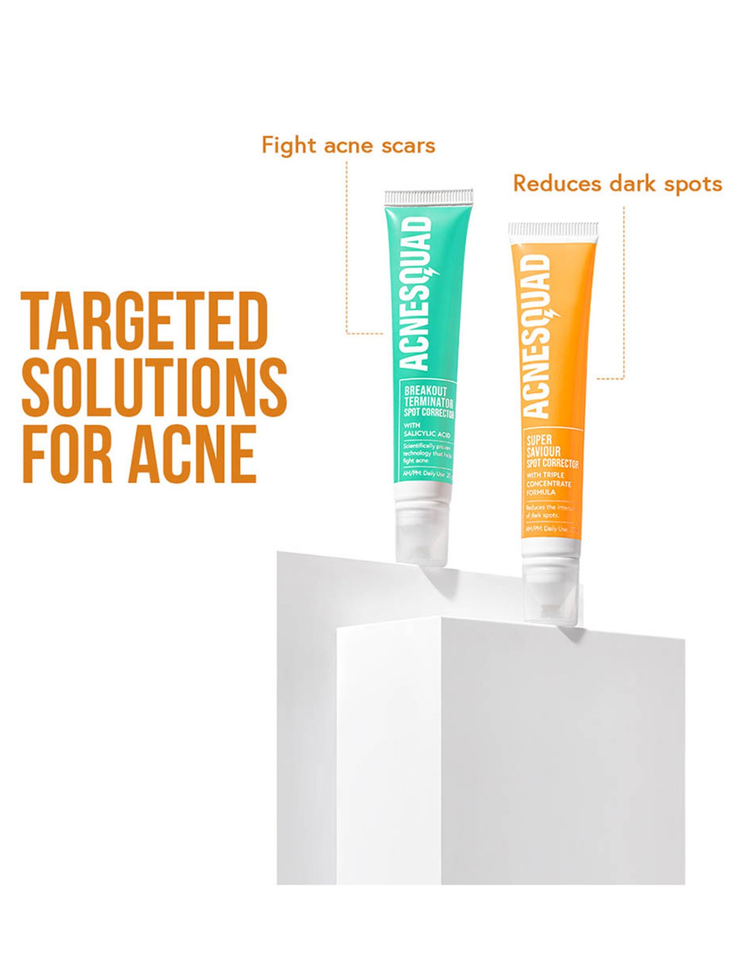 Acne Squad Super Saviour Spot Corrector with Triple Concentrate Formula - 20 gm