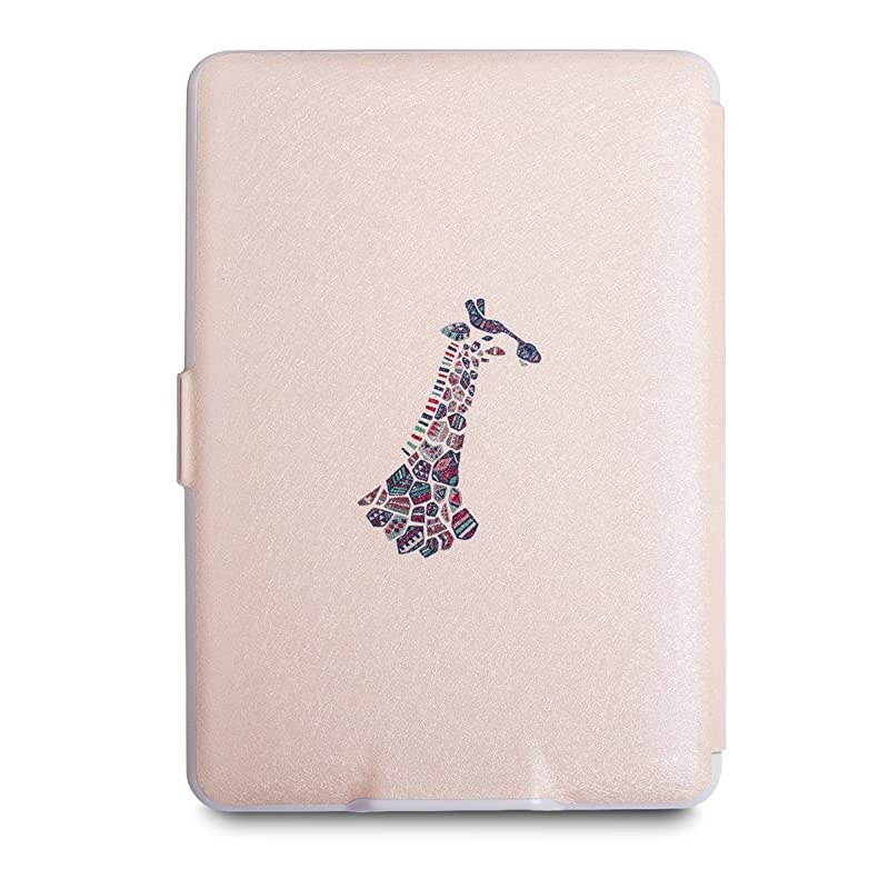 Case for Kindle Paperwhite Prior to 2018(Model No.EY21 or DP75SDI) - PU Leather Case Smart Protective Cover Only Fits Old Generation Kindle Paperwhite Prior to 2018