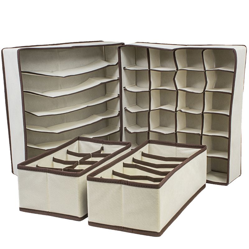 Sorbus Cube Storage Box Buff Beige