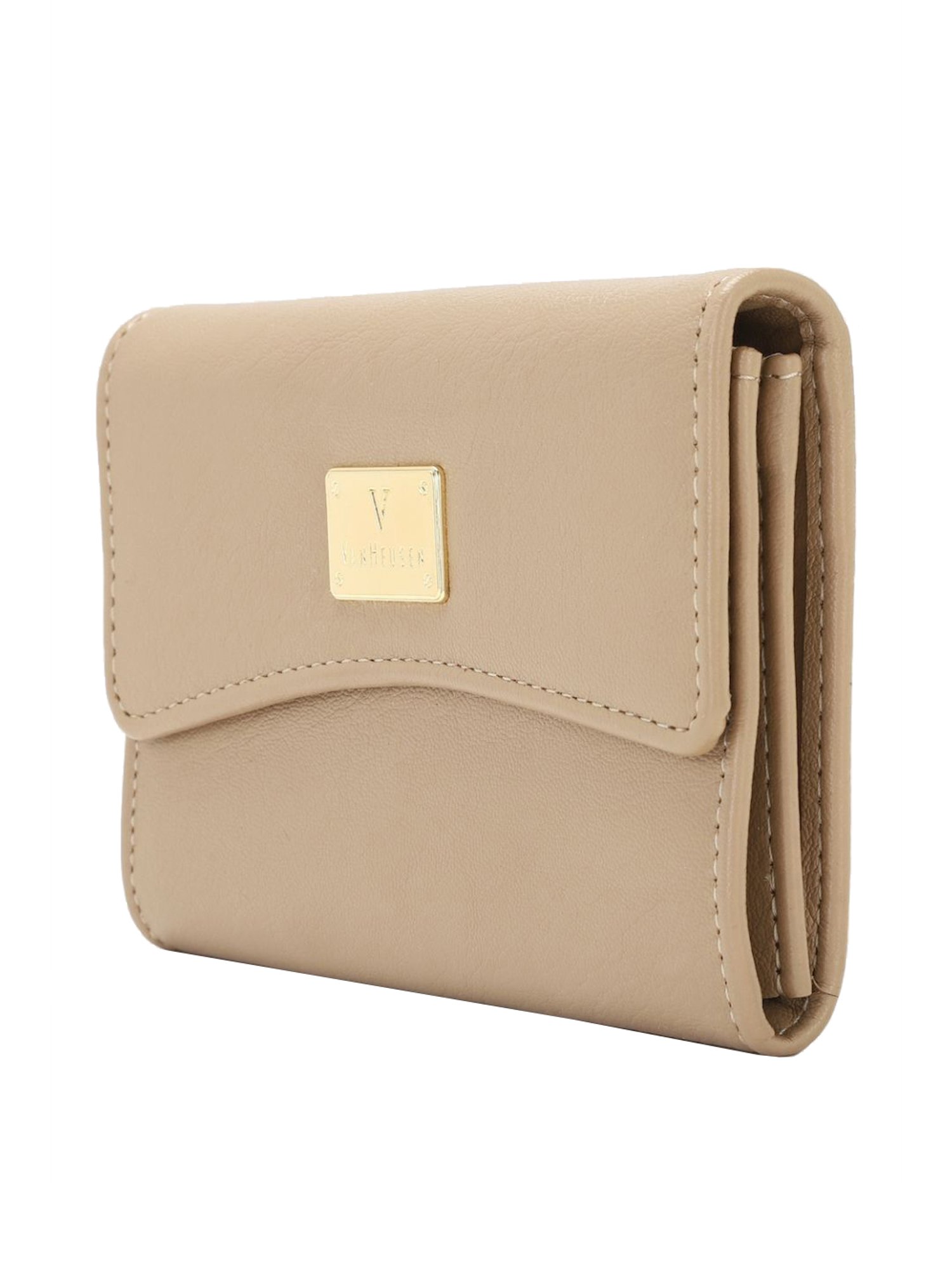 Van Heusen Beige Solid Wallet for Women