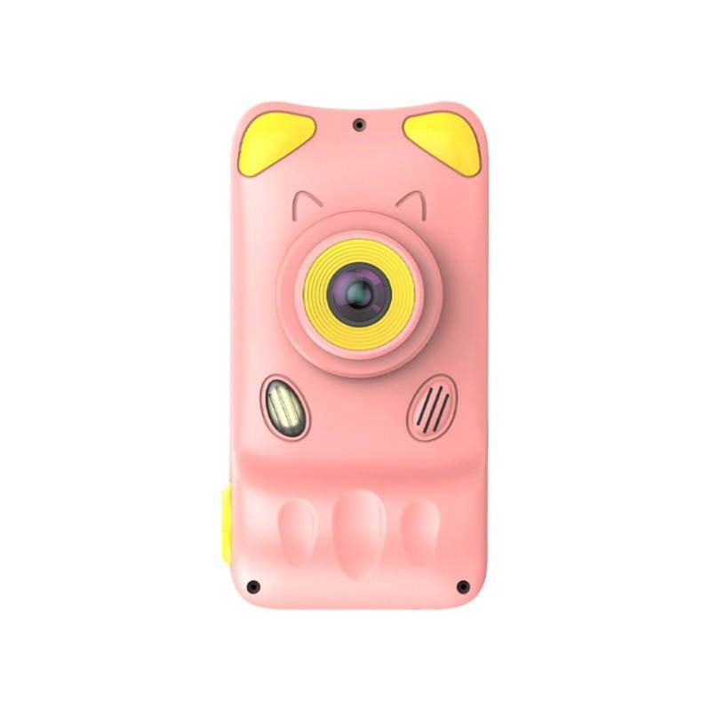 A200L 4.39 inch Cute Cartoon Style High-definition Camera Toy Front and Rear Dual-lens Camera