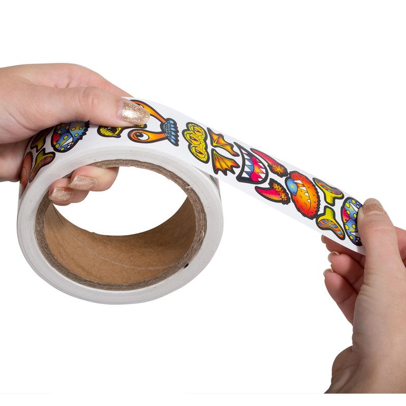 Ready 2 Learn Creative Sticker Roll - Monsters - 1,350 Self-Adhesive Stickers