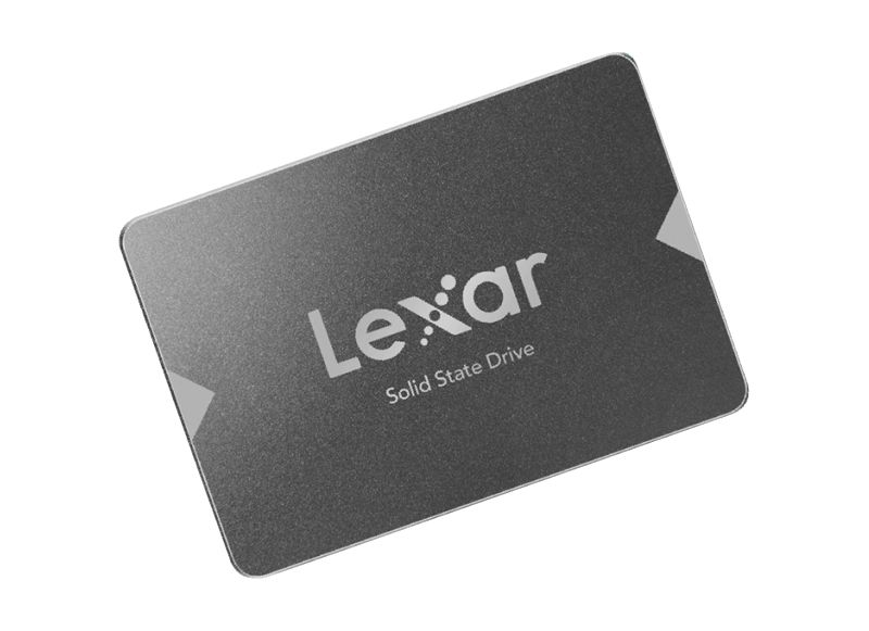 Lexar NS100 480 GB Solid State Drive - 2.5" Internal - SATA (SATA/600) - Gray - 550 MB/s Maximum Read Transfer Rate - 3 Year Warranty