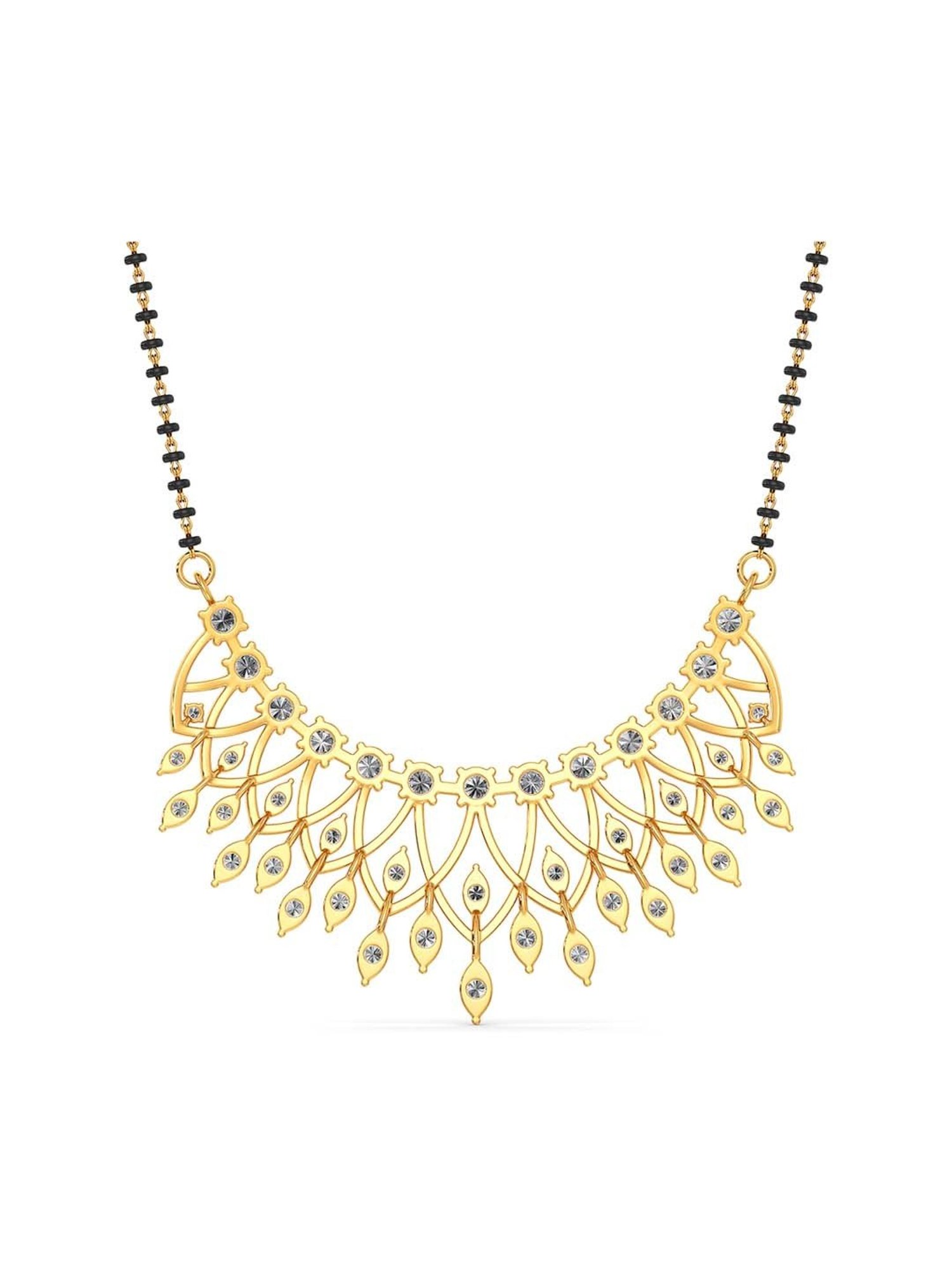 Waman Hari Pethe Jewellers 18k Gold & Diamond Mangalsutra for Women