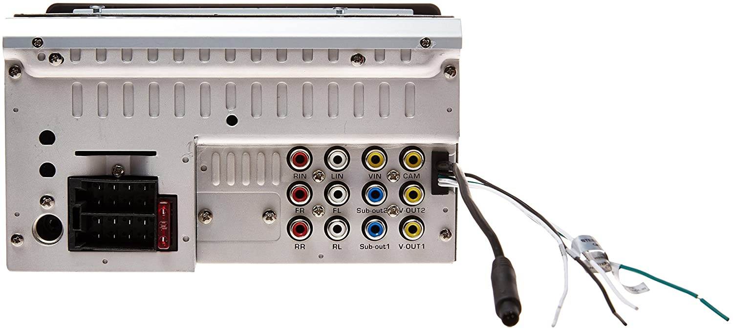 Power Acoustik PDN-621HB Double DIN DVD/CD/AM/FM/MP3/MP4 Bluetooth Navigation Receiver with 6.2" LCD Touchscreen