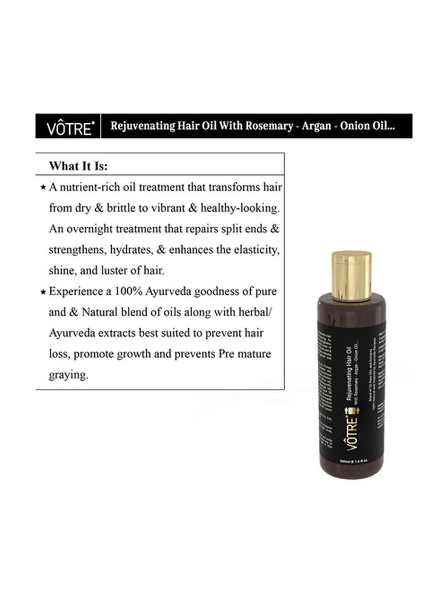 Cosmetofood Skinergy Bhring Amla Oil - 200 ml