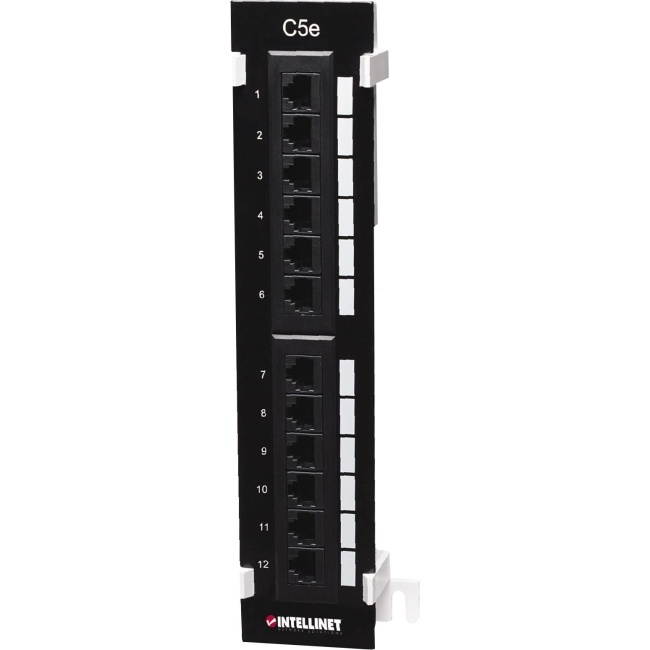 INTELLINET 162470 12 Port CAT5e Patch Panel