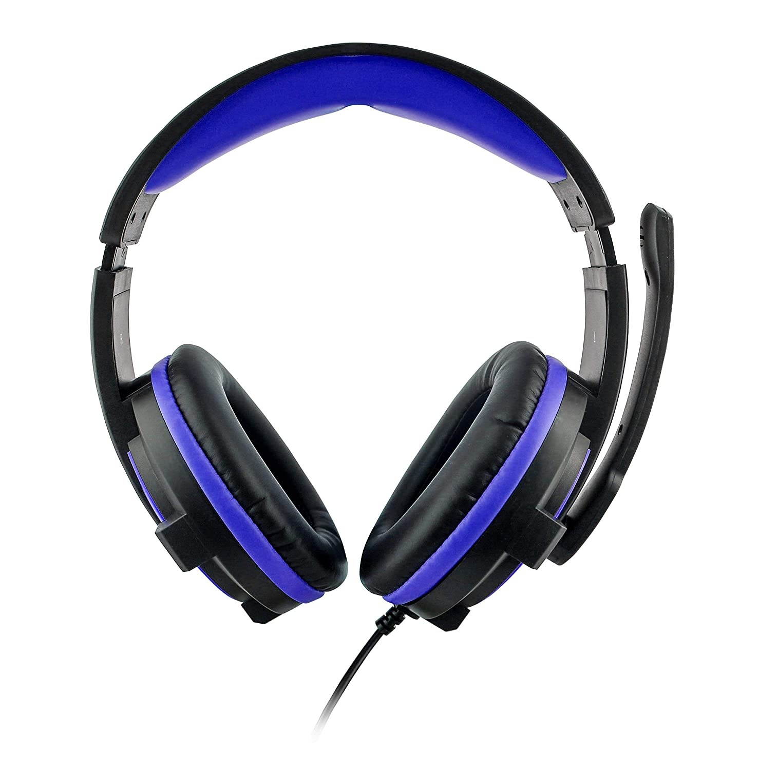 Nyko Np-2600 Wired Headset for PlayStation 4 - Lightweight Blue Headset Designed for PS4, PS5, Xb1, Xbsx, Switch and PC - PlayStation 4
